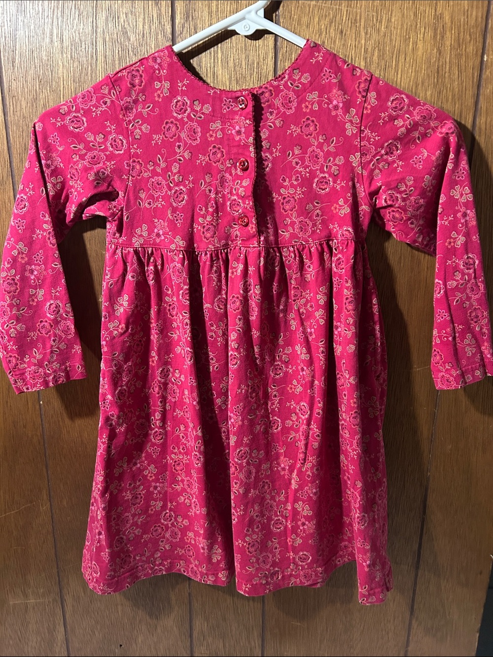 5/$20 Lands' End | Floral Long-Sleeve Dress